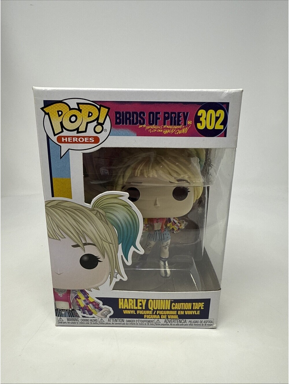 Funko Pop! Vinyl Birds of Prey Harley Quinn Caution Tape Figure #302